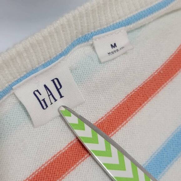 Gap Striped Pullover Sweater Womens Size Medium - Picture 4 of 4